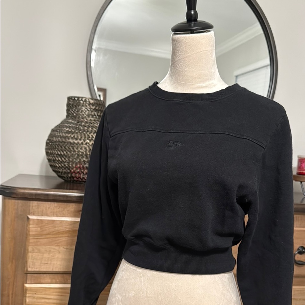 PINK Victoria's Secret Black Long Sleeve Top